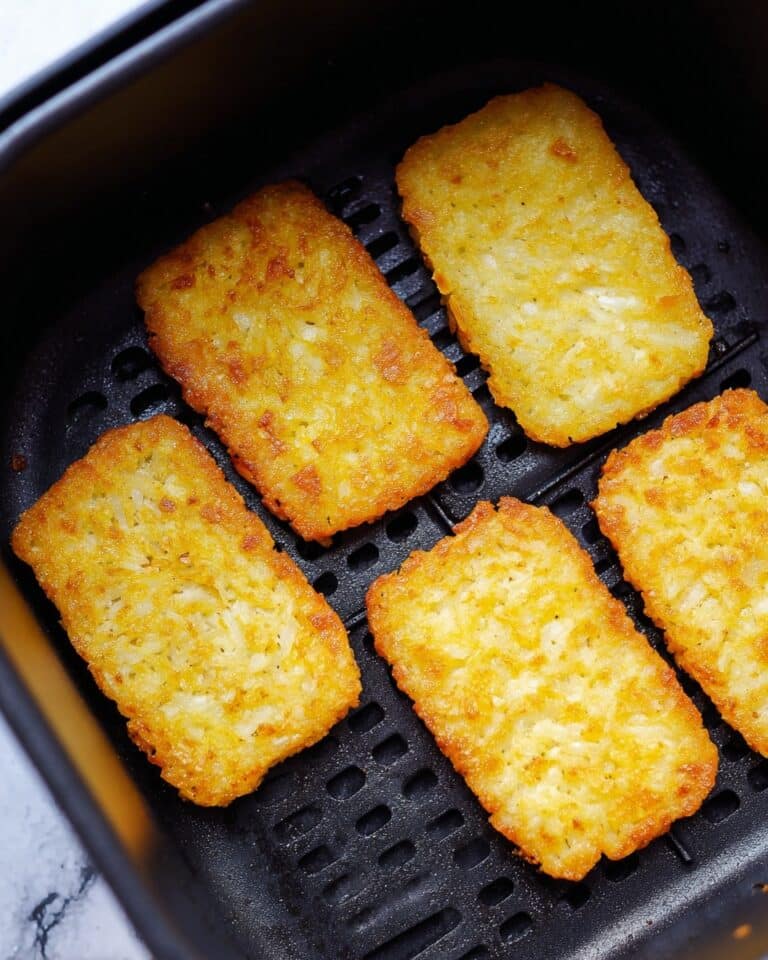 Crispy Air Fryer Frozen Hashbrown Patties Recipe