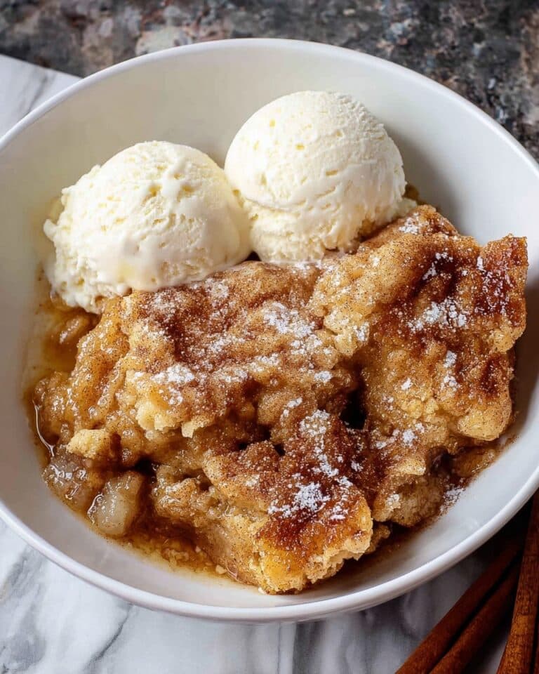 Brown Butter Cream Cheese Snickerdoodle Cobbler Recipe