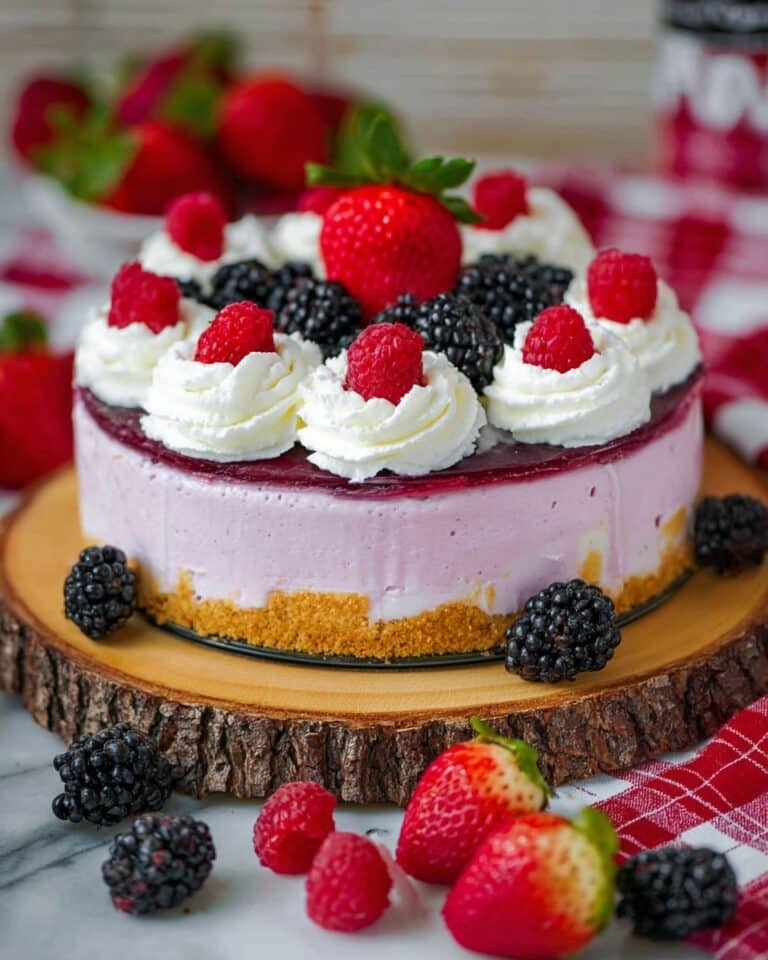 No Bake Berry Cheesecake Recipe