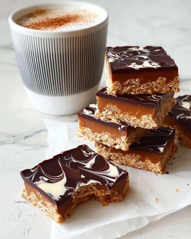 Crunchy Peanut Butter Chocolate Caramel Bars Recipe