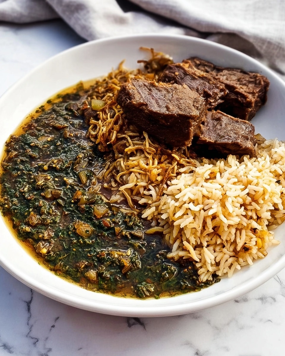 The dish is a bowl filled with a deep green, finely chopped herb mixture that covers the whole inner surface of the bowl, with two thin slices of lemon and small red and green chili pieces placed on top in the center. The bowl is white with a green rim, sitting on a wooden board with a white marbled surface underneath in the background. Surrounding the bowl, there is a piece of torn bread, a small white bowl with thin red and green chili slices, and a small white measuring cup with a light yellow liquid inside. A woman's hand is holding a piece of bread, dipping it into the herb mixture. Photo taken with an iphone --ar 4:5 --v 7