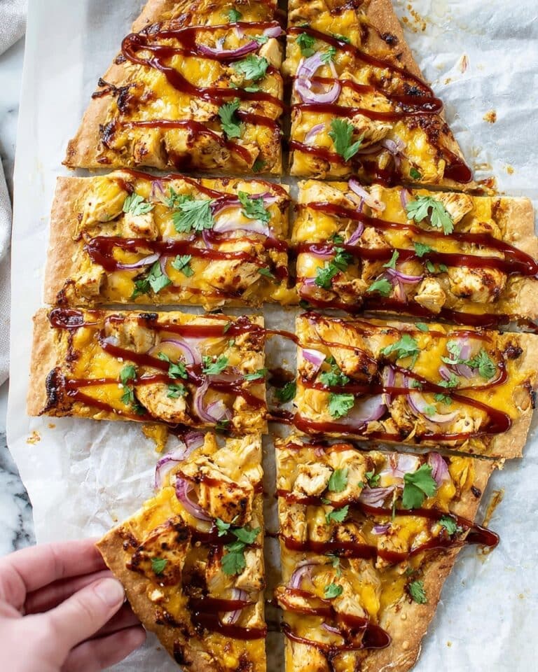 BBQ Chicken Flatbread Recipe