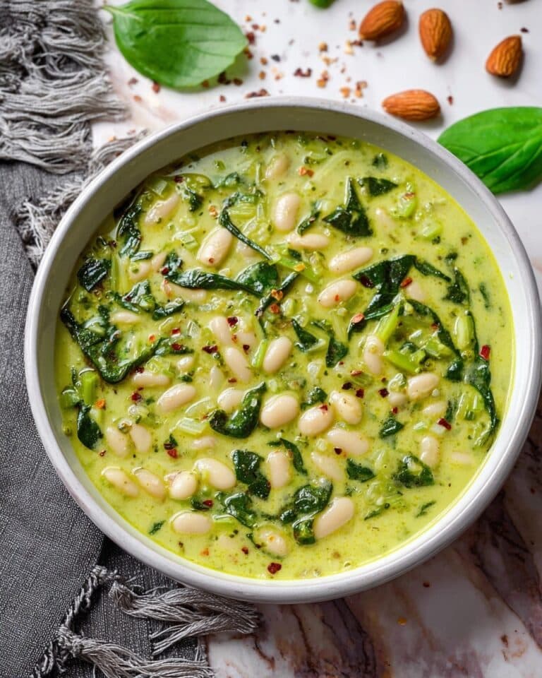 White Bean Pesto Soup Recipe
